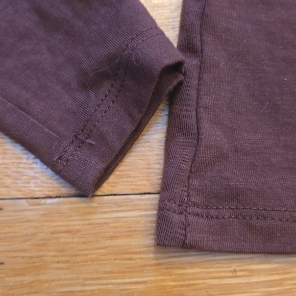 Reformation, Square Neck Long Sleeve Top, Brown, VGUC, Women's M - Picture 8 of 12